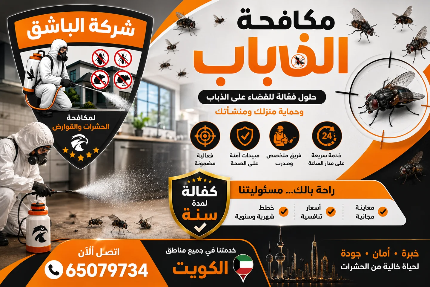 مكافحة الذباب