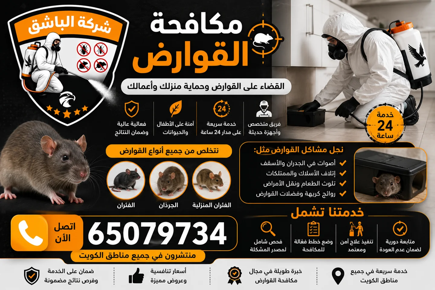مكافحة القوارض